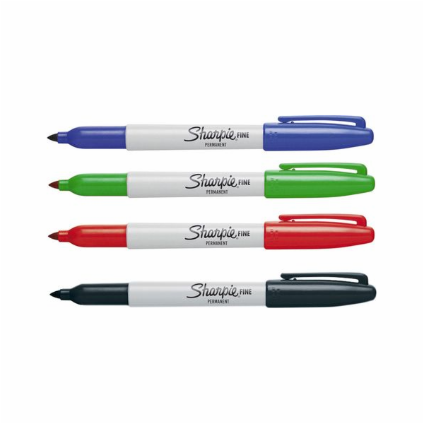 Sharpie PERMANENTNÍ ZNAČOVAČ SHARPIE JEMNÝ, ČERVENÝ