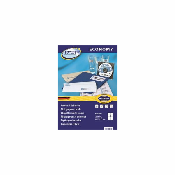 Avery Zweckform LABEL ZF ECONOMY 99,1X67,7MM 043 100ARK L...