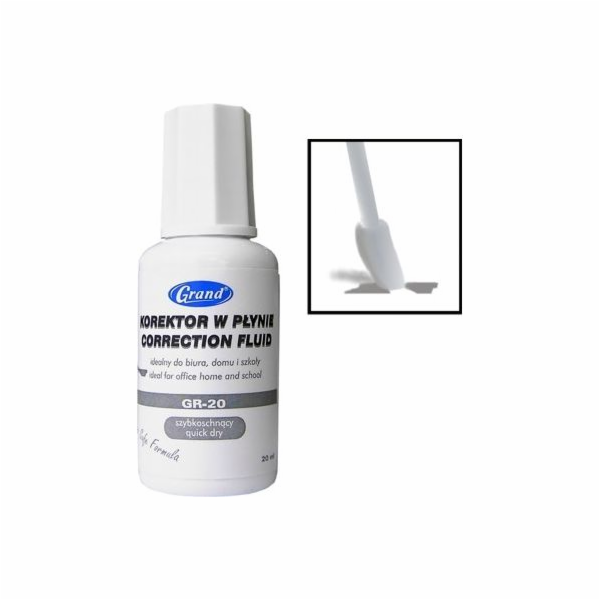 Grand Liquid korektor se štětečkem Grand, 20ml (KWB096X)