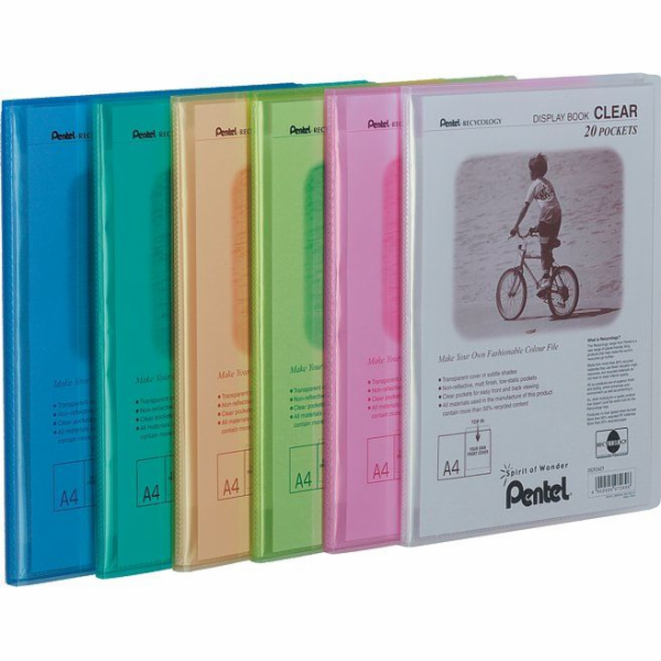 PENTEL ALBUM A4/20K, MODRÁ