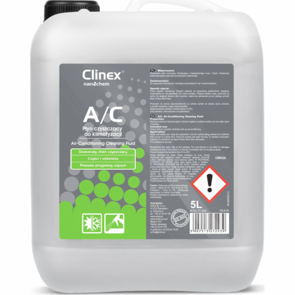 Clinex Tekutý čisticí prostředek pro čištění klimatizace ...