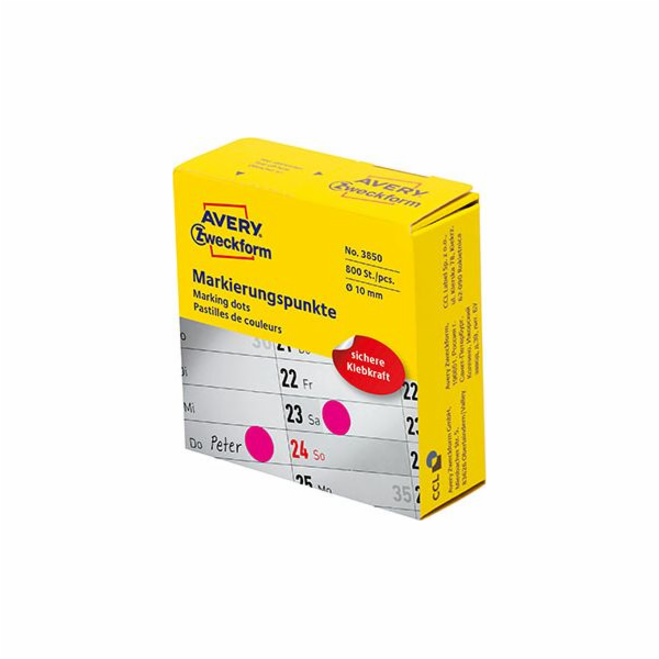 Avery Zweckform ŠTÍTKY ZF 3850 OZNAČOVACÍ KROUŽKY 10 MM R...