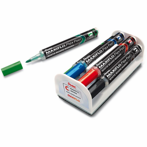 Pentel MARKER NA DESKY SADA 4 ks SUCHÝ OBAL (MWL5SBF-4N)