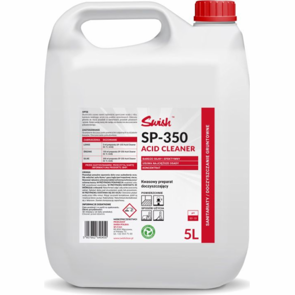 Swish Swish SP - 350 Kyselý přípravek na důkladné čištění...