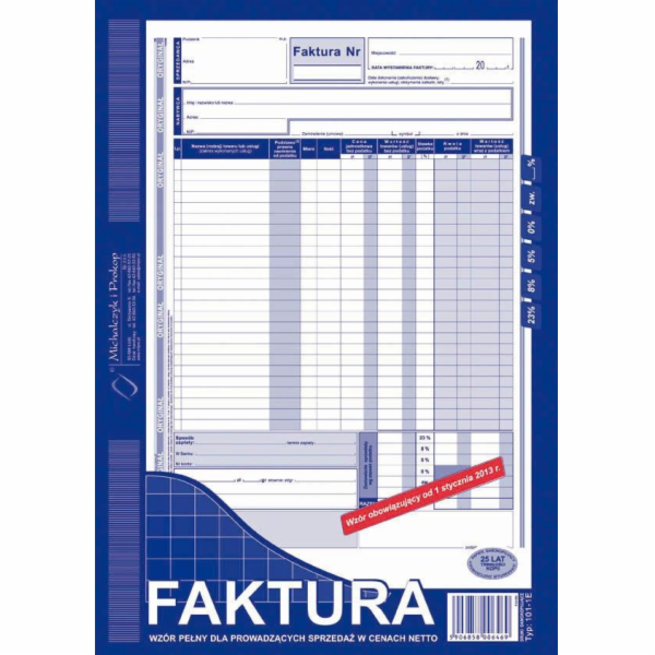 Michalczyk & Prokop ČISTÁ FAKTURA A4 (PLNÁ) (VÍCE KOPIE) ...