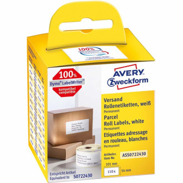 Avery Zweckform ZF UNIVERSAL LABEL ON ROLL 101X54 110ETYK...