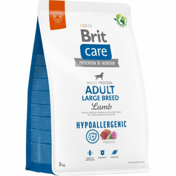 BRIT Care Hypoallergenic Adult Large Breed Lamb - dry dog...