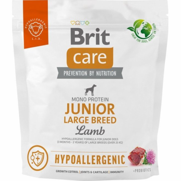 BRIT Care Hypoallergenic Junior Large Breed Lamb - dry do...