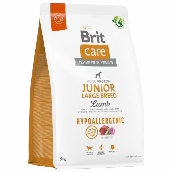 Brit Care Dog Hypoallergenic Junior Large Breed, 3kg gran...