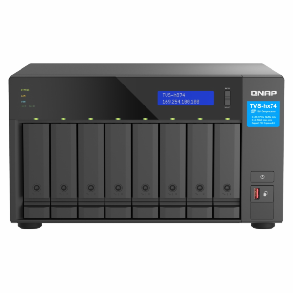 QNAP TVS-h874X-i9-64G (16core (i9), ZFS, 64GB RAM, 8x SAT...