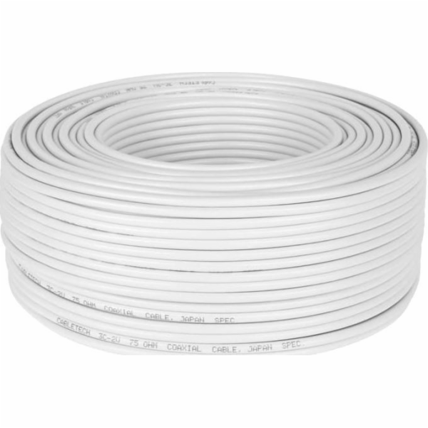 Cabletech 3c 2v koaxiální kabel bílý