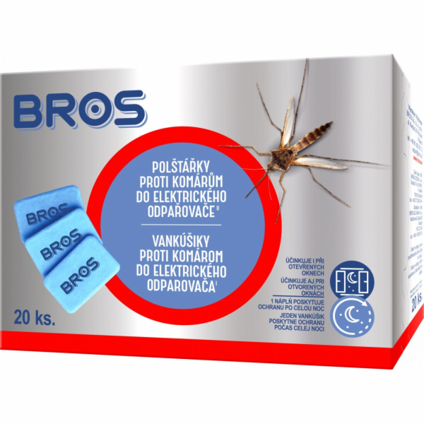 Polštářky náhradní proti komárům 20 ks Bros