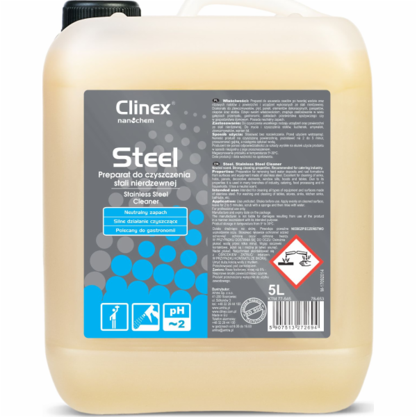Clinex Clinex Gastro Steel 5L z nerezové oceli a nábytek ...