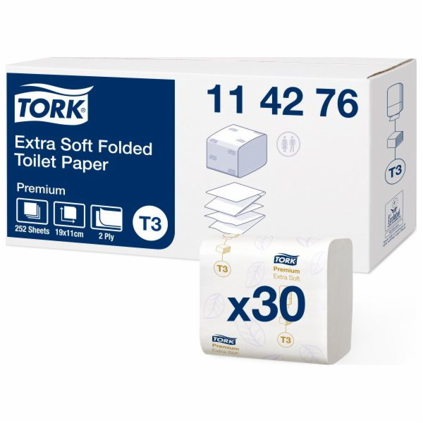 Tork Tork - toaletní papír v prémii, bílá - extra měkká p...