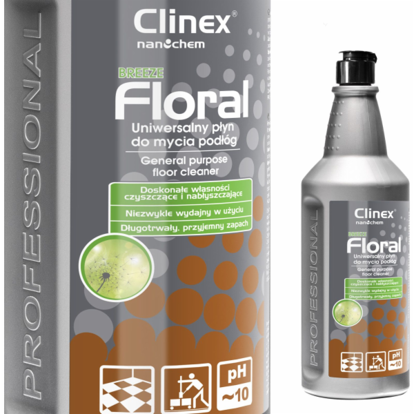 Clinex Floor Cleaning Liquid Gloss vůně clinex květinový ...