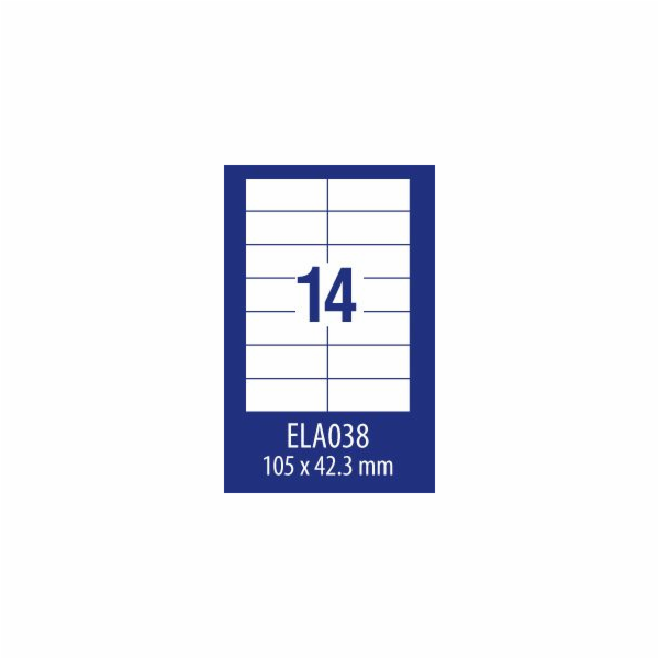 Avery Zweckform LABEL ZF ECONOMY 105X42.3MM 038 100ARK LA...