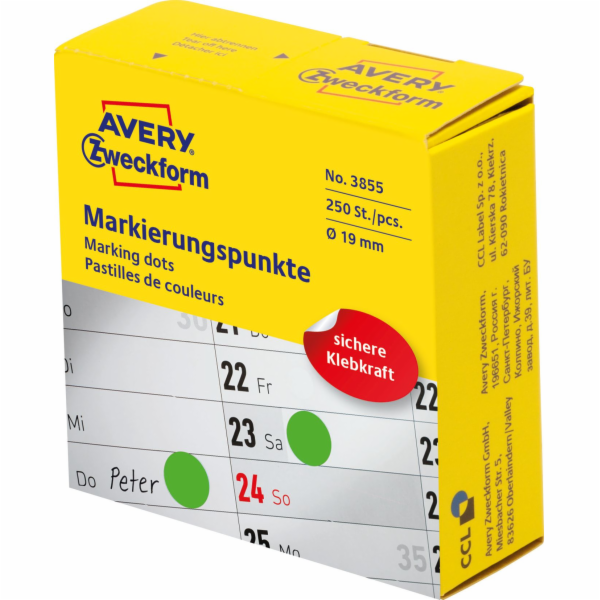 Avery Zweckform Značkovací kroužky v dávkovači Avery Zwec...