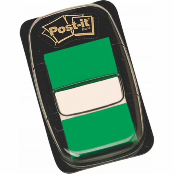 Post-it POST-IT ZÁLOŽKY 25 X 43 MM 680-3 ZELENÁ 50 LISTŮ
