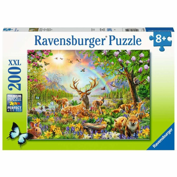 Kinderpuzzle Anmutige Hirschfamilie