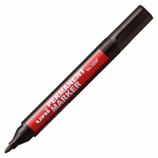 Trodat Permanentní popisovač Uni popisovač černý (320F)