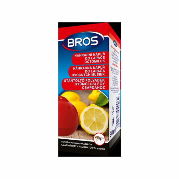 Lapač octomilek náhradní tekutá náplň 15 ml BROS