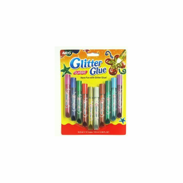 Lepidlo Amos Glitter 10x15,5ml