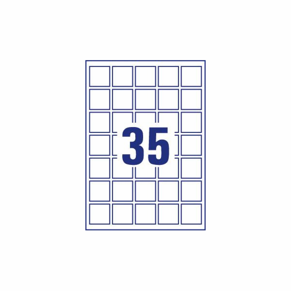 Avery Zweckform LABEL ZF 7120 35X35 PRO KÓDY/875 LABEL - ...