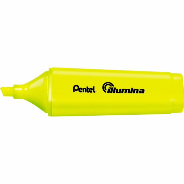 Pentel Plochý zvýrazňovač s řezanou špičkou žluté sl60-g ...
