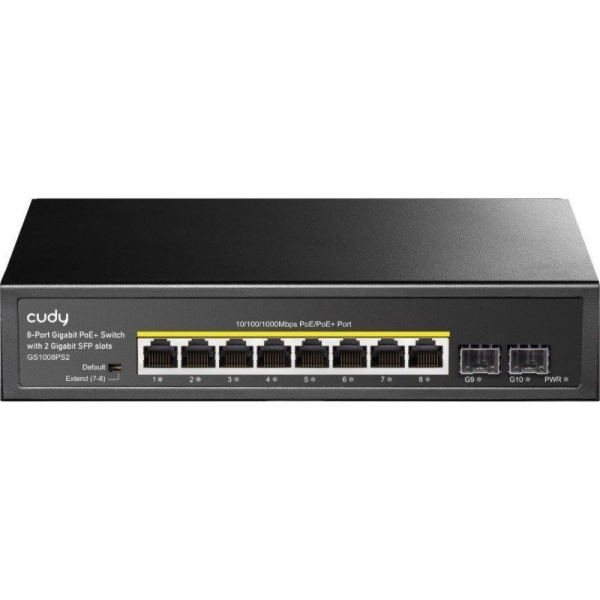 Switch GS1008PS2 Switch 8xGE PoE+ 120W 2xSFP