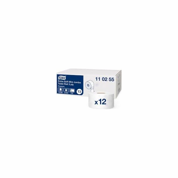 Tork toaletní papír mini jumbo premium White Extra Soft 1...