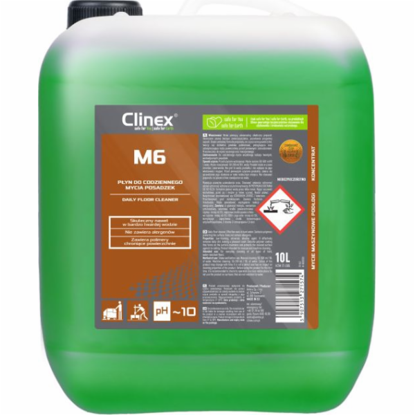 CLINEX CLINEX M6 10L Podlahová kapalina pro denní mytí po...
