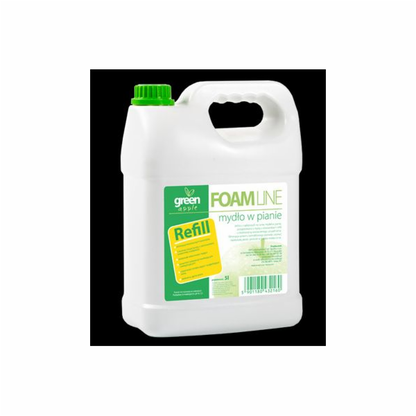 Foam Line FOAM Line Green Apple 5L, pěnové mýdlo zelené j...