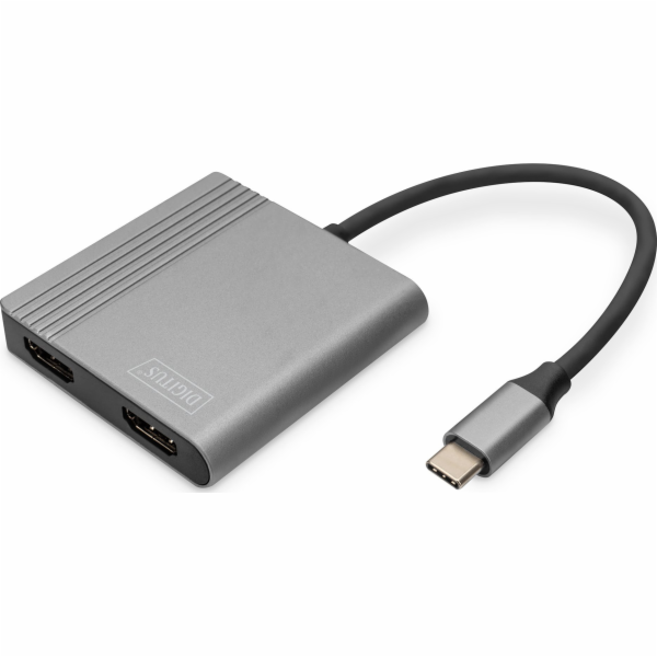 Digitus DA-70828 DIGITUS Adaptér USB-C - 2x HDMI, 18 cm 4...