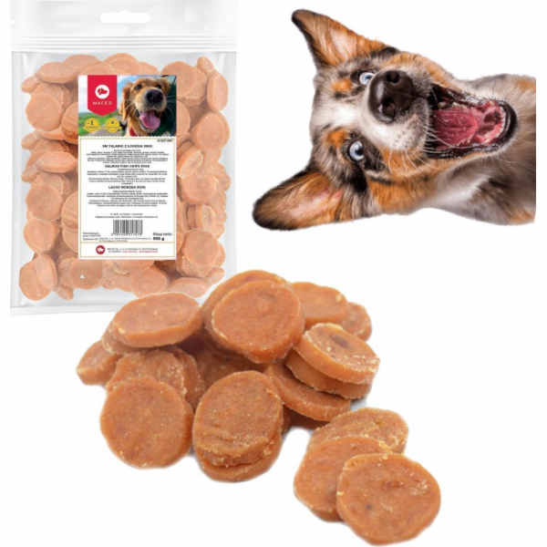 MACED Salmon chips - Dog treat - 500g