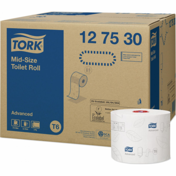 Tork toaletní papír Pokročilé 2-vrstvé bílé 27 ks.