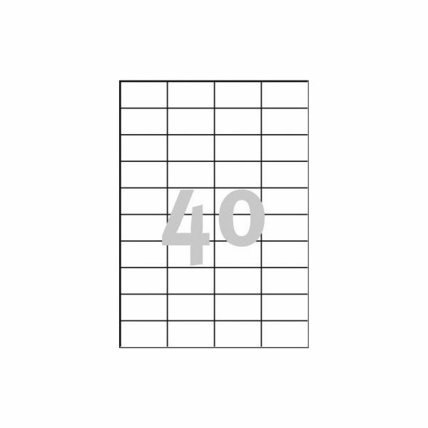 Avery Zweckform ETYK.ZF 3651 52,5X29,7 B.MAR./4000 ETYKIE...