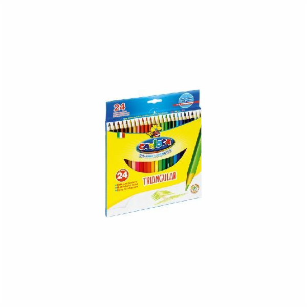 CARIOCA CARIOCA PENCIL, trojúhelníková, 24 barev (42516-24)
