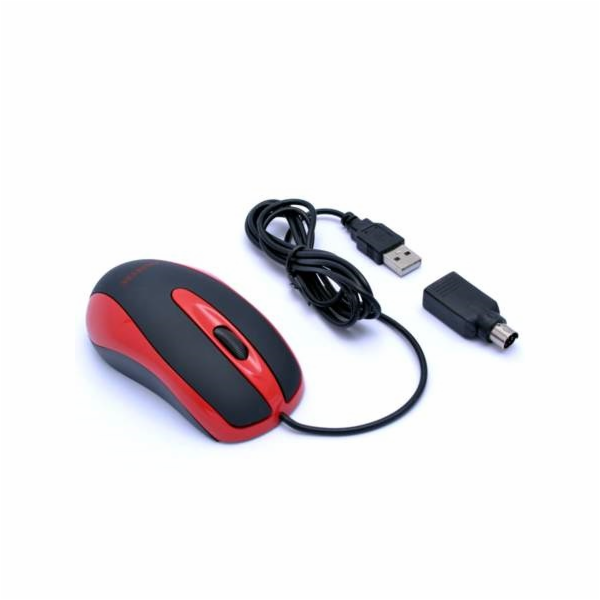 AMEI AM-M801/Kancelářská/Optická/800 DPI/Drátová USB/Čern...