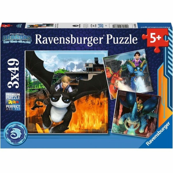 Dětské puzzle Ravensburger Draci: 9 světů