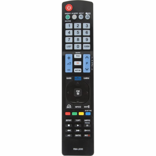 Dálkový ovladač univerzální pro LCD / LED 3D LG