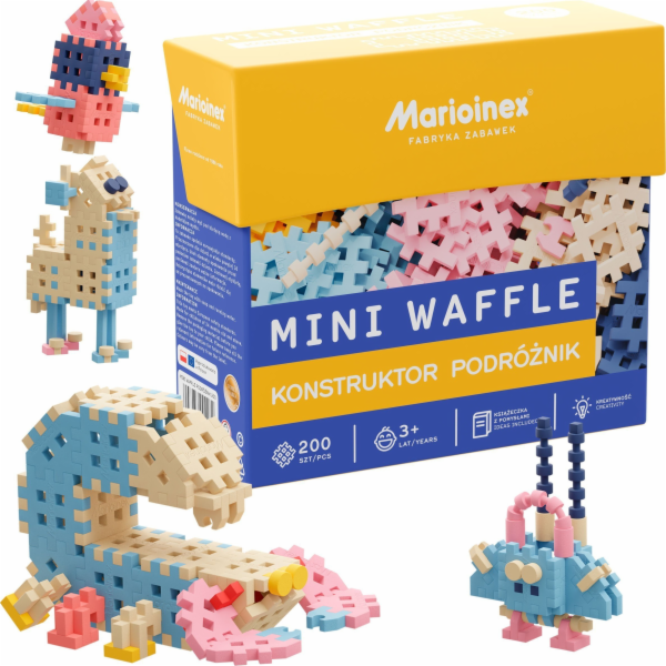 Marioinex MARIOINEX WAFFLES MINI WAFFLE 200ks Cestovatels...