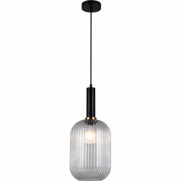 Italux Antiola moderní závěsná lampa černá (PND-5588-1L-B...