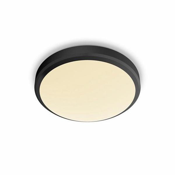 Stropní svítidlo Philips Doris, 17W, 2700°K, LED, černá