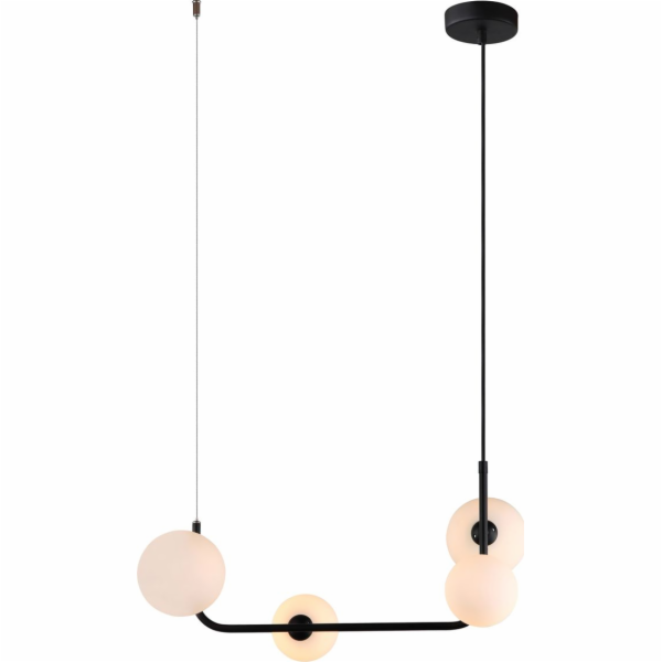 Italux Ferrand moderní závěsná lampa černá (MDM-4123/4 BK)