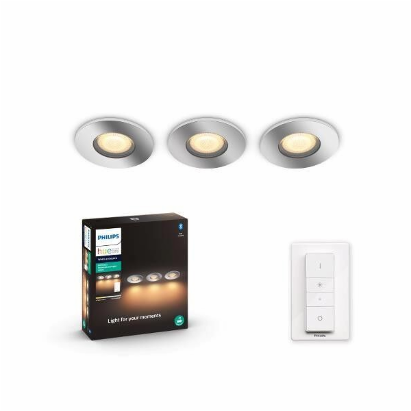 Hue WA Adore 8719514340817 3xLED chrom