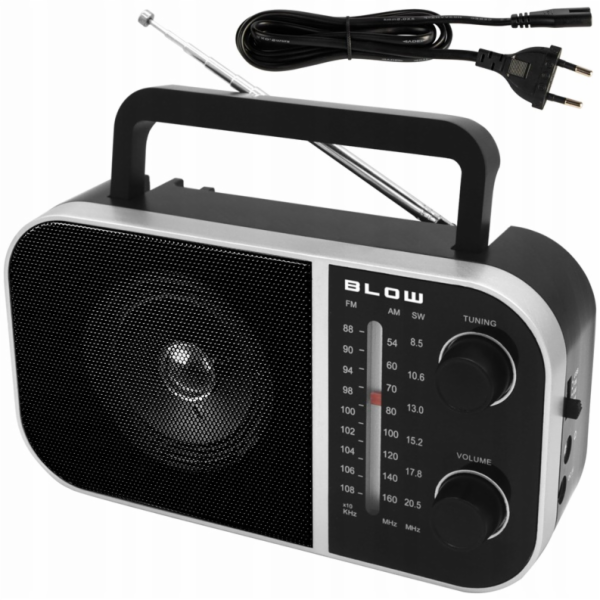 PŘIJÍMAČ RÁDIO BLACK BLOW RA6