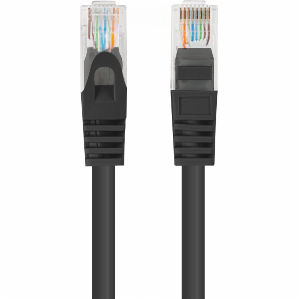 Lanberg Patchcord kat.6 UTP 7,5 m černá motolice