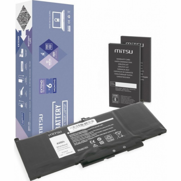 Baterie pro Dell Latitude 7390, 7490 5800 mAh (44 Wh) 7,6...