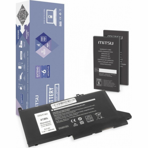 Baterie Mitsu pro Dell Latitude E7390, E7490 3600 mAh (41...