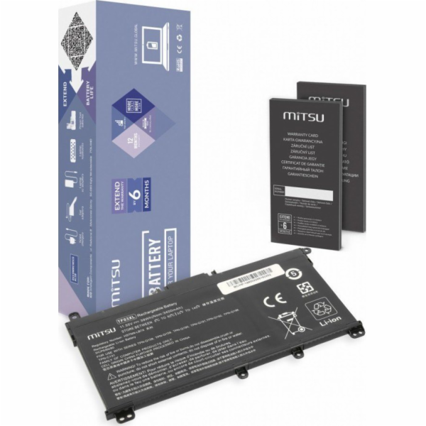Baterie Mitsu pro HP 14-BP, Pavilion 14 15 3400 mAh (39 W...